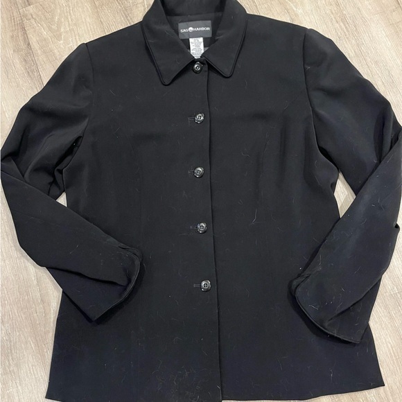 Sag Harbor Jackets & Blazers - Sag Harbor Black Button Up Women’s Blazer 10